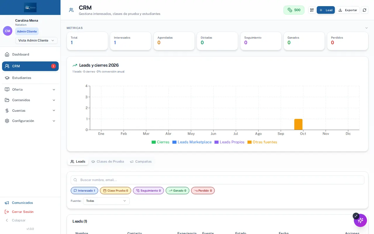 Paso 2: Abrir el CRM