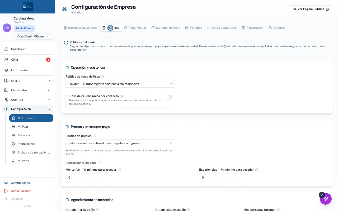 Paso 2: Operación y asistencia